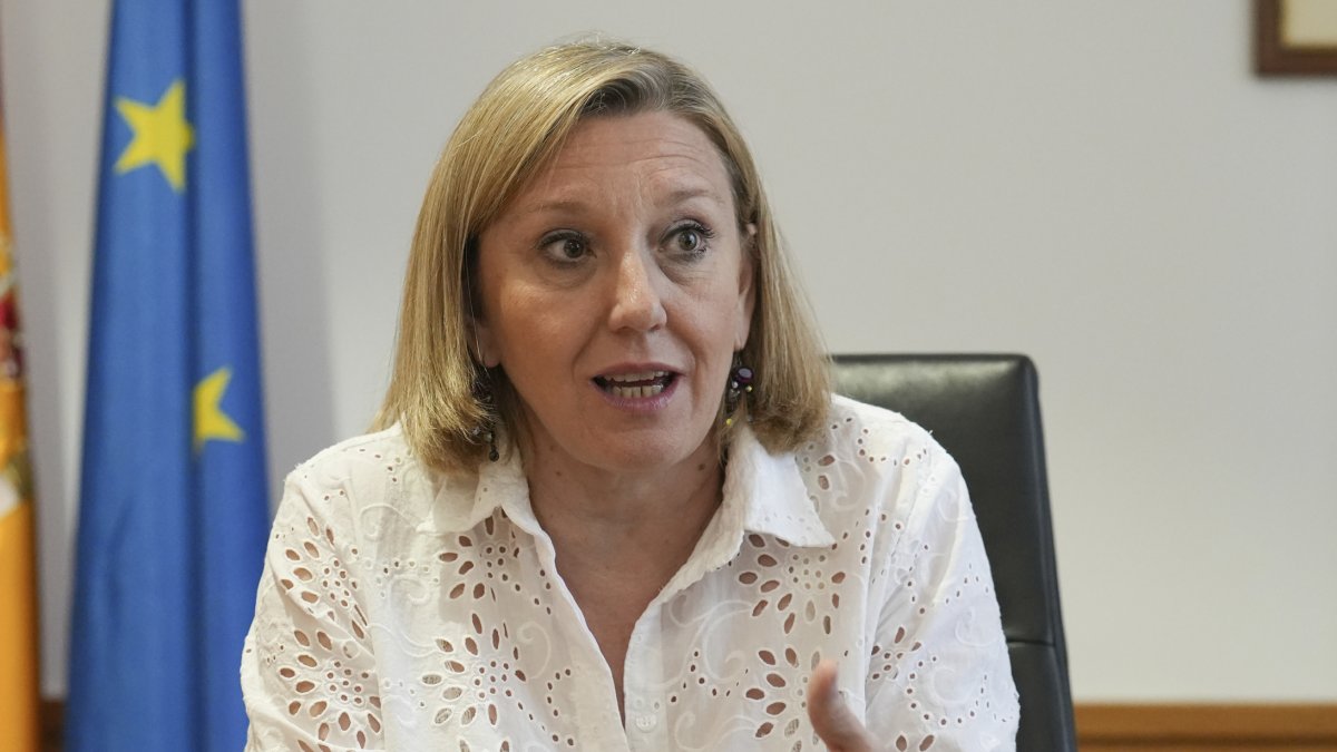 La vicepresidenta de la Junta y consejera de Familia, Isabel Blanco.