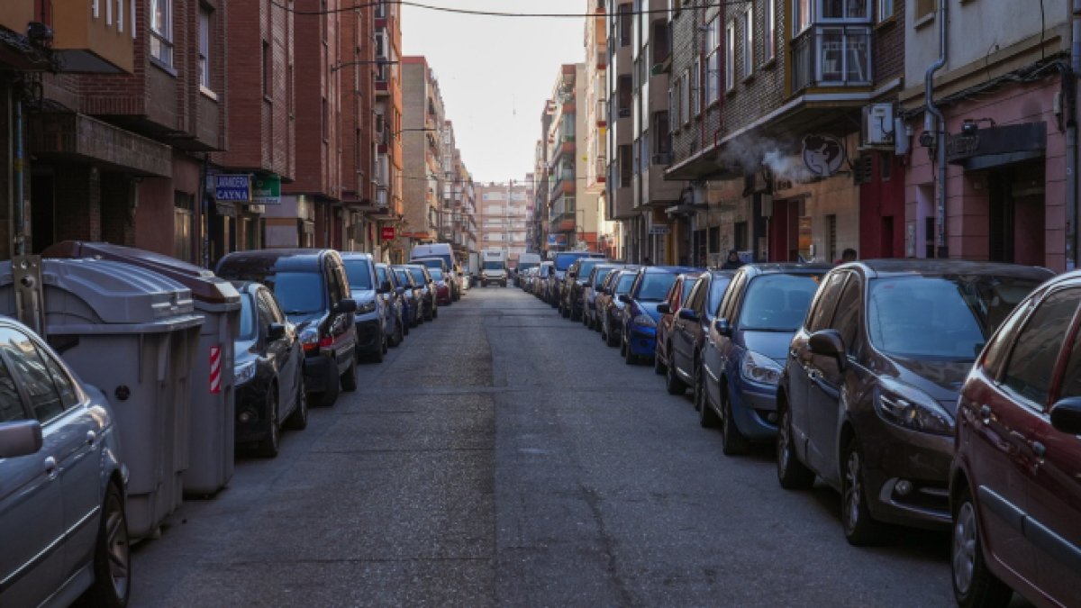 Calle del barrio vallisoletano de La Rubia.