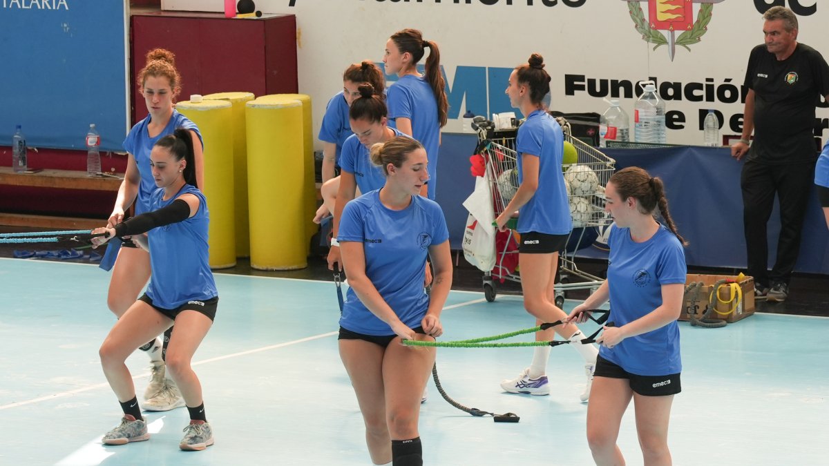 Primer entrenamiento del Caja Rural Aula con Salva Puig de entrenador