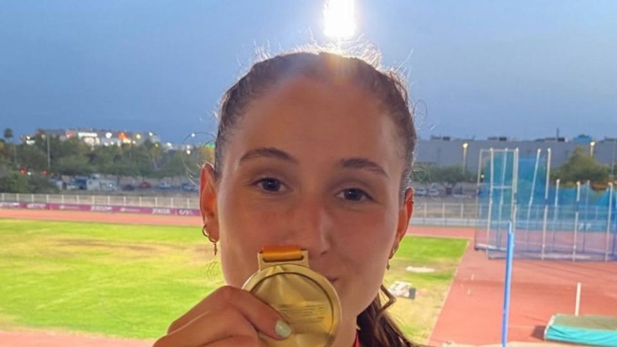 La atleta María Viciosa