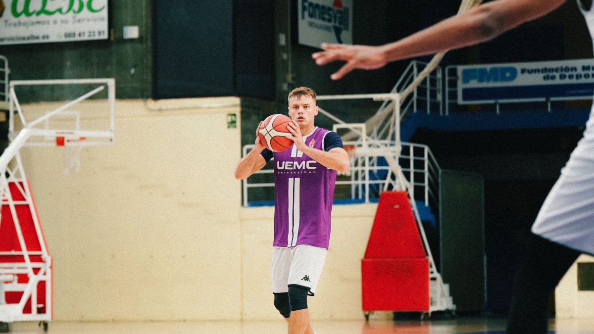 Jaan Puidet, durante un entrenamiento.