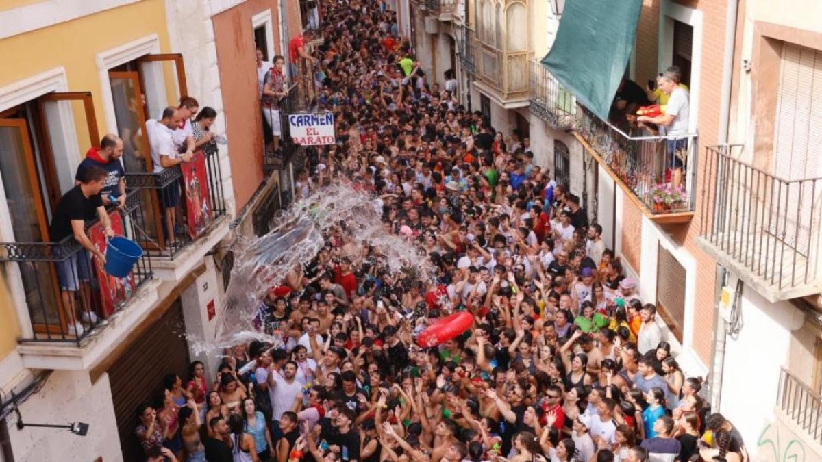 Imagen de una edición pasada del 'Chúndara' de Peñafiel.