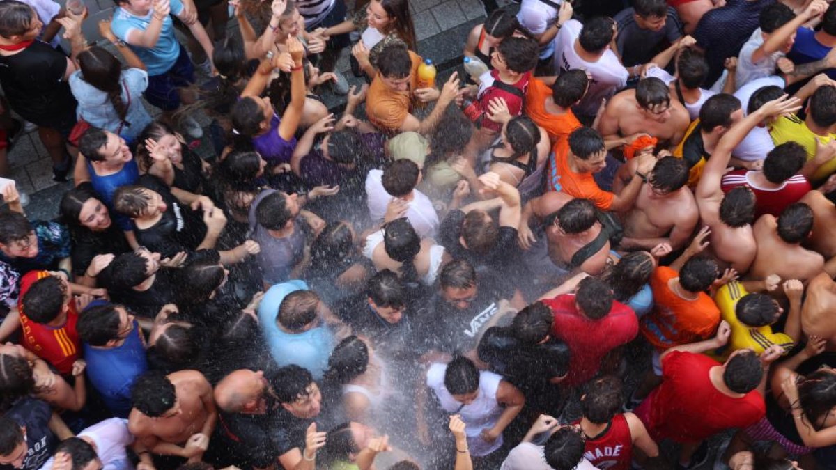 El primer Chúndara de las fiestas de Nuestra Señora y San Roque de Peñafiel