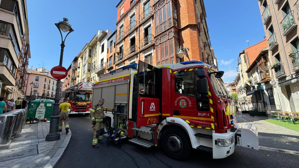 Incendio en la Bajada de la Libertad