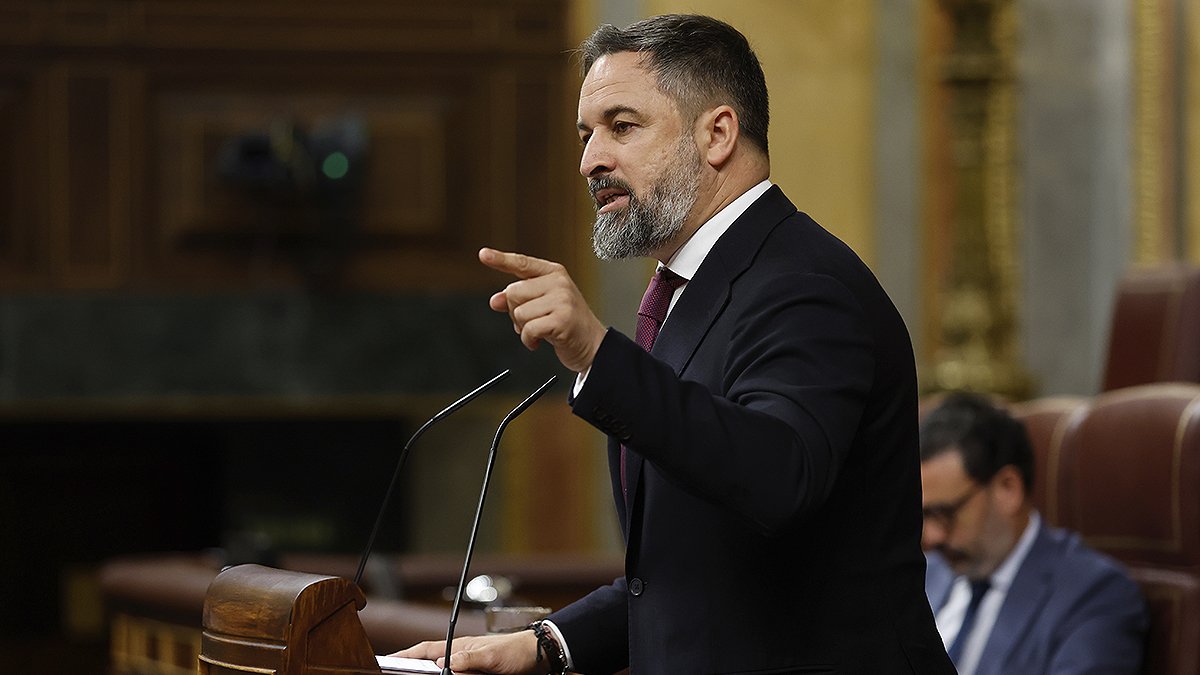 Santiago Abascal (Vox). Foto Bernardo Díaz.