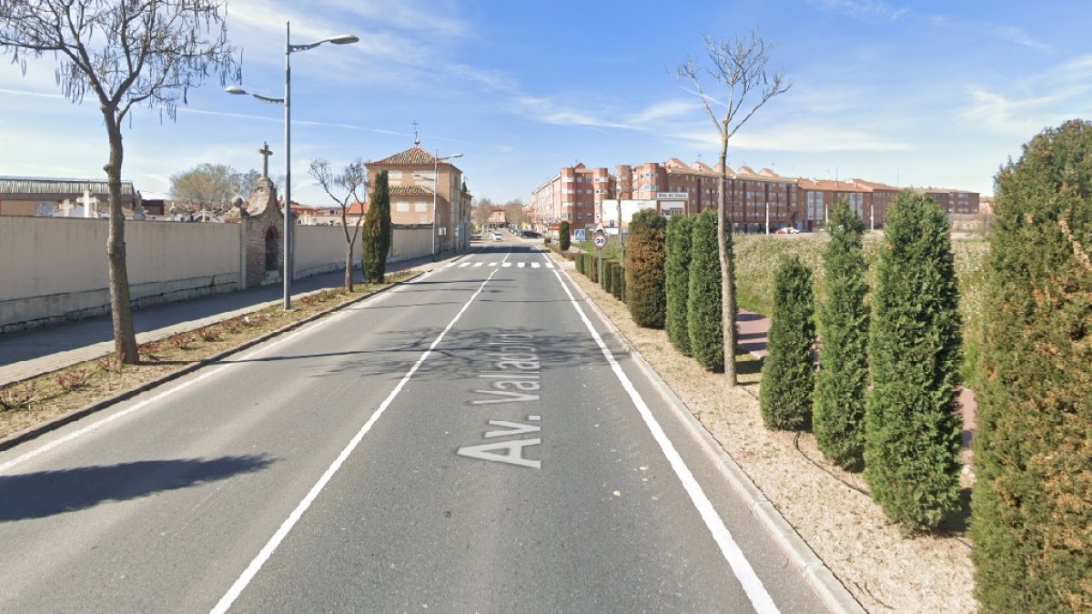 Avenida de Valladolid en Tordesillas