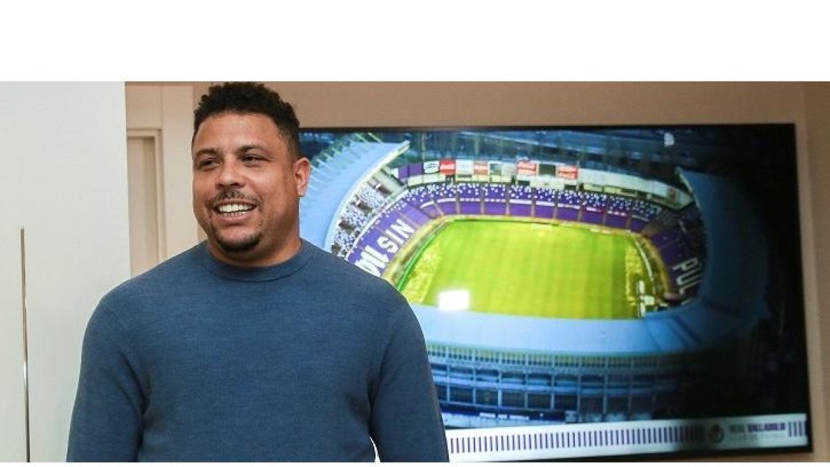 Ronaldo Nazário, presidente del Real Valladolid