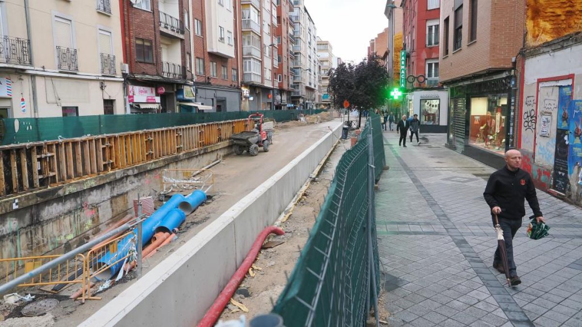 Estado de las obras del paso de Labradores en Valladolid