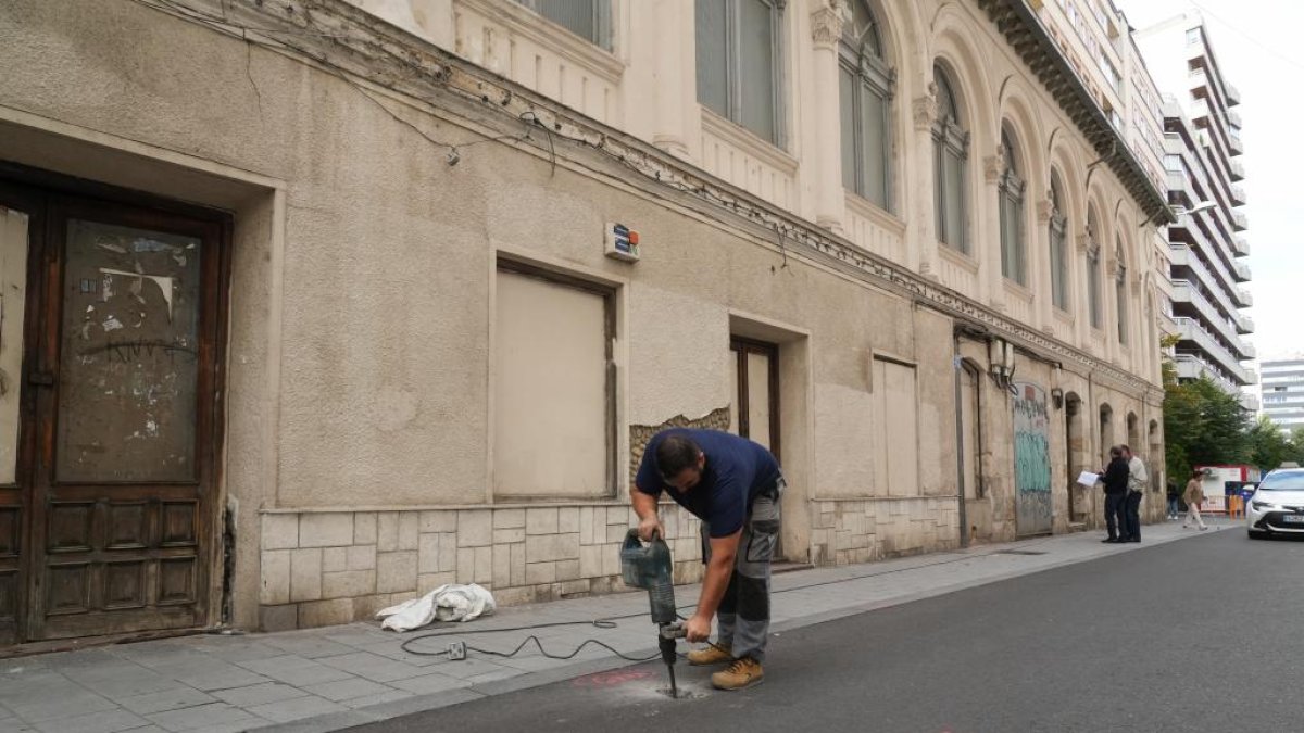 Inicio de las obras del Teatro Lope de Vega