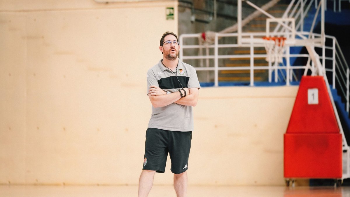 Lolo Encinas durante un entrenamiento