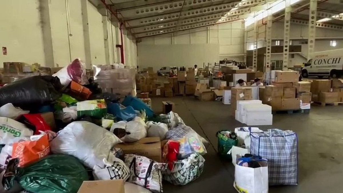 Recogida de alimentos y materiales en Valladolid para los afectados por la DANA