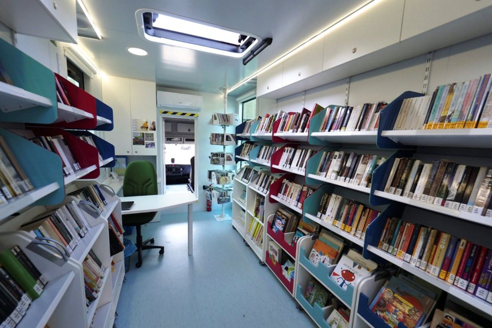 Bibliobús desde dentro 2