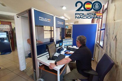 El nuevo módulo de DNI Express en la Comisaría Provincial de Valladolid