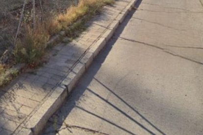 Calle Malva en la zona Arcas Reales, lugar donde se le perdió la pista el pasado sábado.