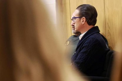 David Maroto en la primera sesión del juicio por el asesinato de Paloma e India