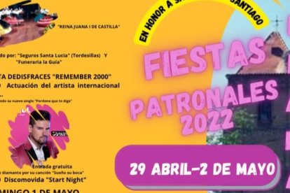 Cartel de las fiestas de Villamarciel.- E. M.