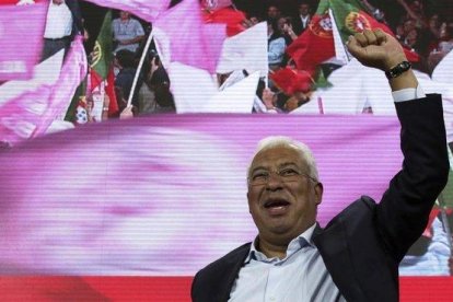 Antonio Costa, durante un mitin.-AP / ARMANDO FRANCA