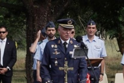 El coronel José María Santé Abal toma posesión como nuevo jefe de la Base Aérea de Villanubla. -ICAL