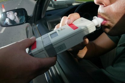 Imagen de archivo de un control de alcoholemia. -E.M