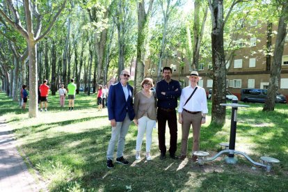 Puesta en marcha de las 'Rutas Saludables' del Ayuntamiento de Valladolid.- E. M.