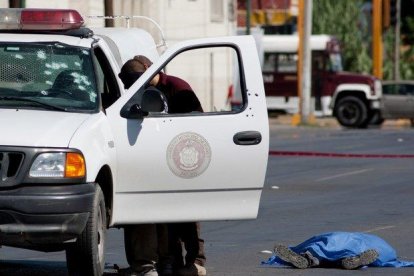 A principios de esta semana realizaron un ataque contra un cuartel de la Policía Estatal.-AFP