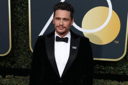 El actor James Franco en la 75 edición de los Globos de Oro en los Ángeles, el pasado domingo, 7 de enero.-MIKE NELSON