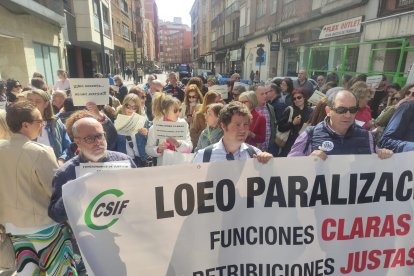 Huelga de los funcionarios de Justicia. E.M.