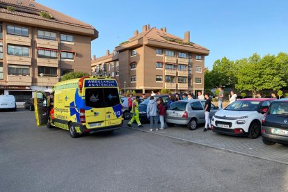 Accidente en el circuito de bicis de Covaresa, -E.M.