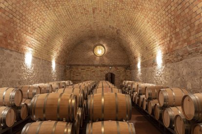 Interior de la bodega Vega Sicilia.- EUROPA PRESS