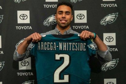 José Joaquín Arcega-Whiteside, elegido en el draft de la NFL para los Philadelphia Eagles.-EL PERIÓDICO