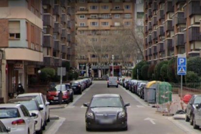 Calle Domingo Martínez, donde ocurrió la agresión. E.M.