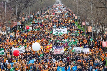 manifestacion de cazadores del 20 de marzo