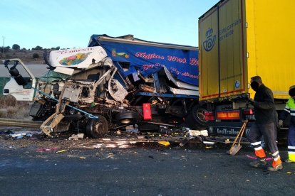 Accidente en la N-122 en Golmayo (Soria). - ICAL