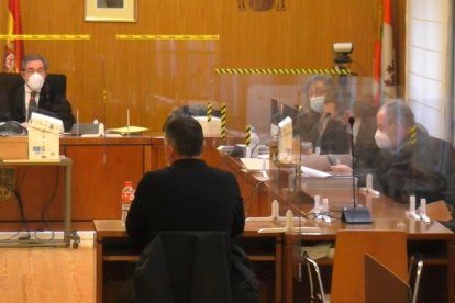 El jefe de la Brigada de Homicidios de Valladolid, durante el sexto día del juicio por el robo y crimen de la Plaza Circular. - EP