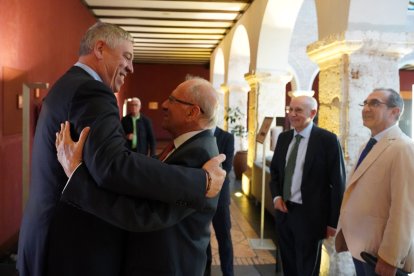 El CEO de Indra, presidente ejecutivo de Ifema de Madrid y consejero asesor de Sidenor; expresidente del Consejo de Administración de Renault España, José Vicente de los Mozos, ofrece la conferencia de clausura del curso 2022-2023. ICAL