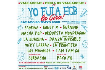 Gira de 'Yo fui a EGB' en Valladolid.