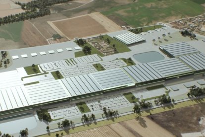 Recreación de la fábrica Inobat en Valladolid.-E. M.