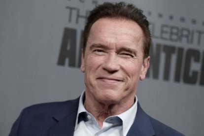 Schwarzenegger, en la presentación de The New Celebrity Apprentice.-RICHARD SHOTWELL
