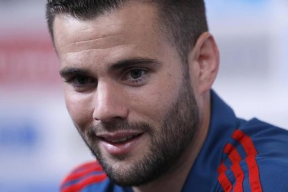 Nacho atiende a la prensa.-/ AP / MANU FERNÁNDEZ