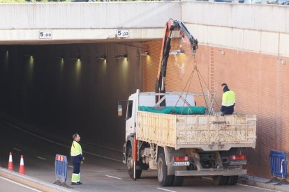 Obras en el túnel de la avenida Salamanca. - PHOTOGENIC