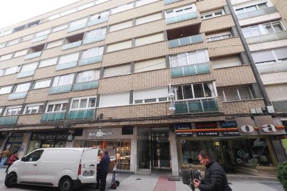 Edificio de la calle Mantería en el que se produjo el incendio.- PHOTOGENIC