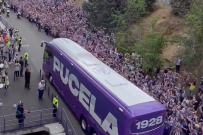 El Real Valladolid ya está en Zorrilla. / RV