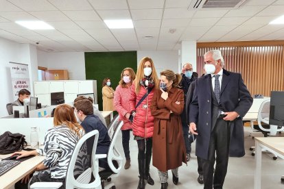 Sánchez, en Miranda el 31 de enero, cuando prometió el AVE para marzo. ECB