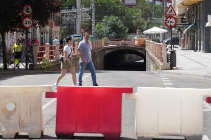 Obras en el túnel de Labradores. -J.M. LOSTAU