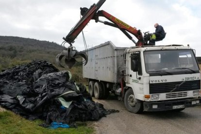 Los responsables de Zorroza acuerdan con los agricultores y ganaderos un día de recogida.-ECB