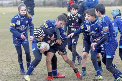 Derbi de cantera de rugby.-J. M. L.