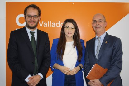 Concejales del grupo de Ciudadanos en el Ayuntamiento. / E. M.