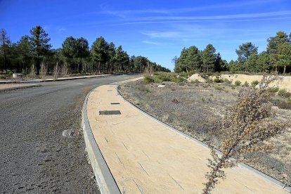 Vista de la urbanización de Villanueva de Gómez paralizada por los tribunales, en una foto de archivo.-ICAL