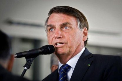 El presidente de Brasil, Jair Bolsonaro.-AFP