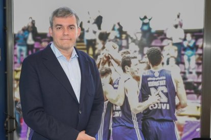 Lorenzo Alonso Nistal, presidente del Real Valladolid Baloncesto. / J. M. LOSTAU